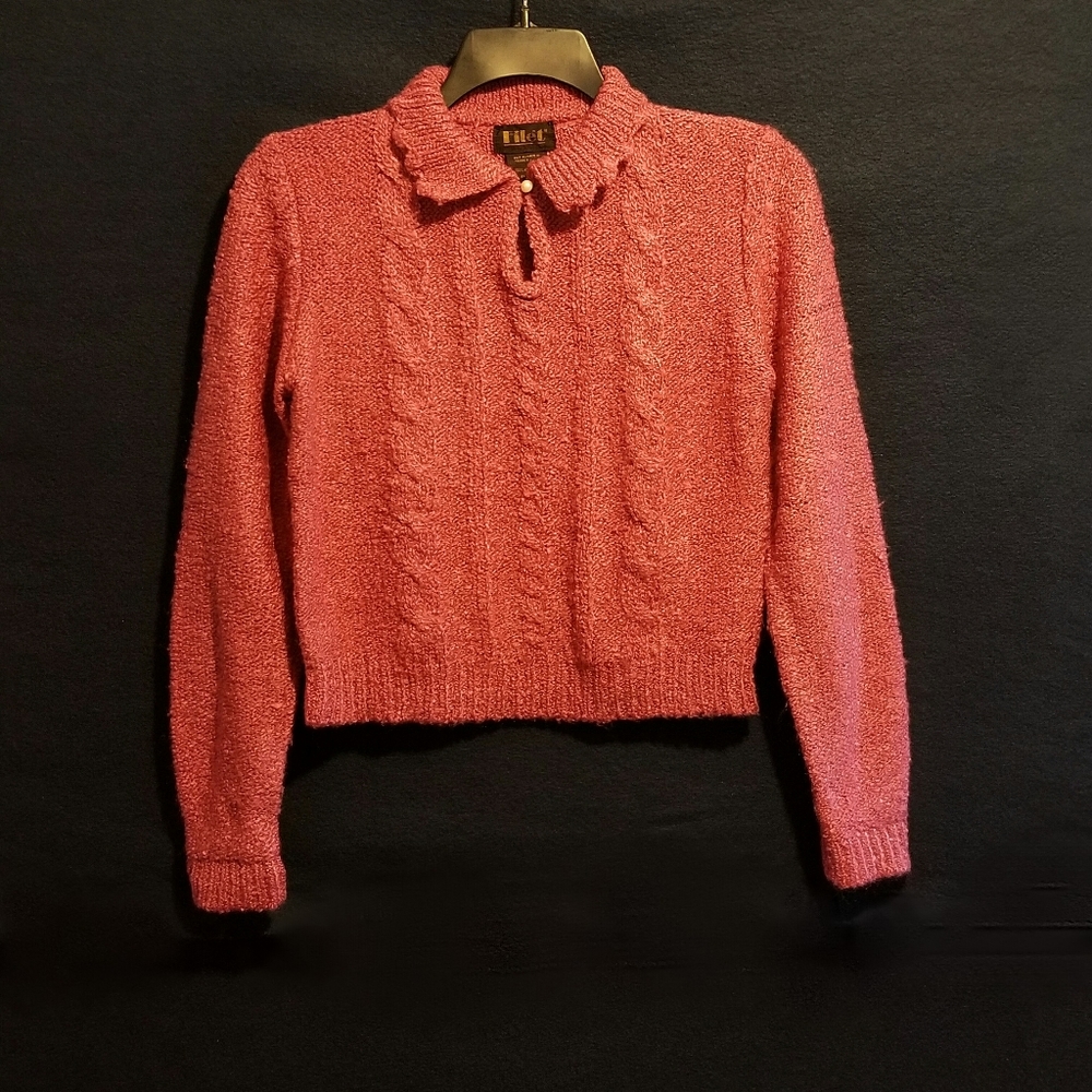 Filet Women's Acrylic Texture Sweater 100% Acrylic Offering A Soft And Cozy Feel